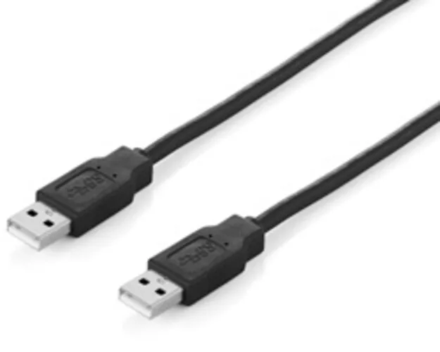 5x EQUIP USB 2.0 cavi A->A 3m S/S nero
