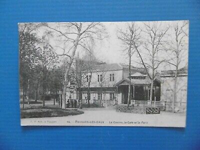 Ancienne Carte Postale De Pougues Les Eaux -1919 - Le Casino , Le Cafe , Le Parc