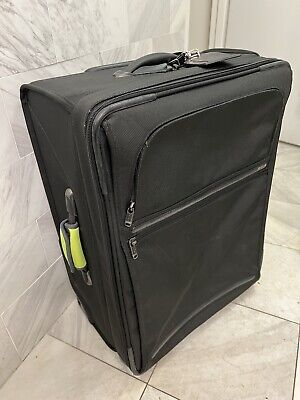 TUMI Alpha 22024D4 Expandable Upright Rolling Suitcase 11x18x24" Nylon Black