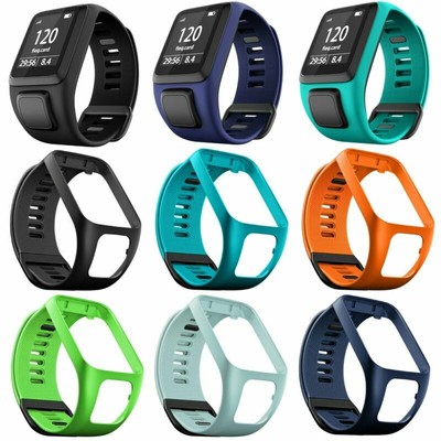 RongYooo Bracelet Compatible avec Tomtom Réglables Replacement Band pour Tomtom Runner 2 3,Tomtom Spark 3,Golfer 2 Fitness Wristband Bracelet de Montres 