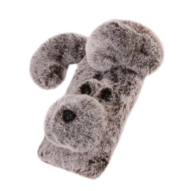 Coque pour téléphone à motifs en peluche douce Mignon hiver de mode Garder 8