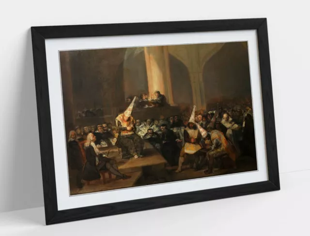 Francisco Goya Inquisition Scene -Art Framed Poster Picture Print Artwork Poster