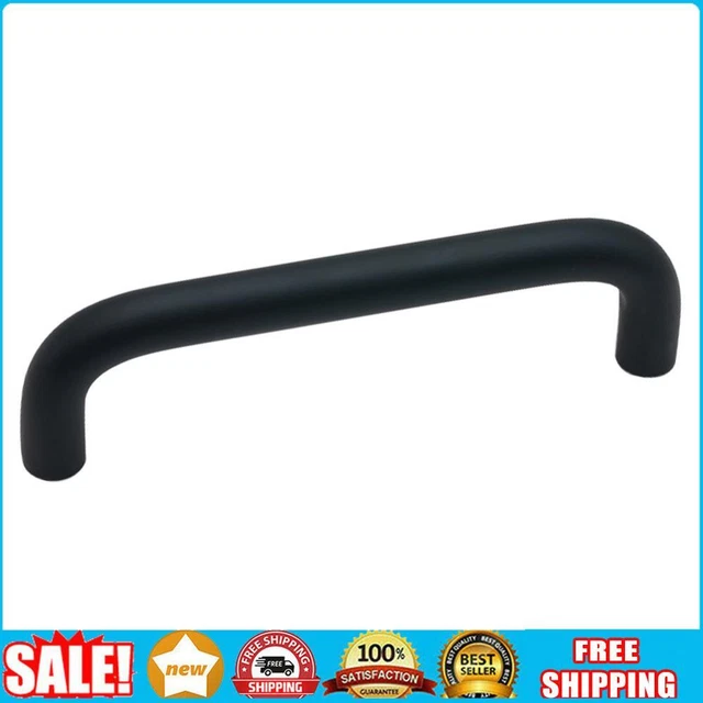 Maniglia Per Cassetto In Lega Di Zinco - 110 Mm, Nero, Per Mobili, Armadi, Porte, Design Moderno - Foto 4