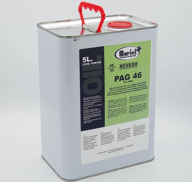 Compressore Climatizzatore Olio Pag 46 Klimakomressoröl per R134a 5L
