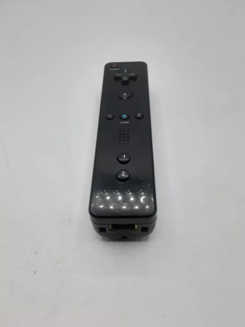 Remote Controller Wand Black Nintendo Wii & Wii U motion wiimote Works Perfectly