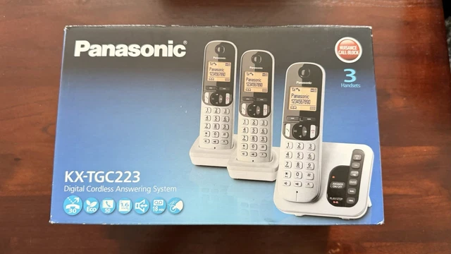 Panasonic KX-TG6823 - Telefoni cordless con segreteria telefonica e schermo [Versione Francese