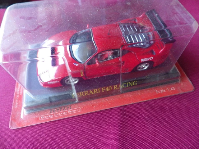 promo  FERRARI   F 40 RACING 1/43   NEUF DANS SON EMBALLAGE D ORIGINE