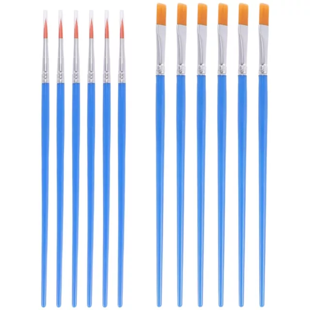 100 StüCk Kinder Pinsel Set für Aquarell ÖL GemäLde Flache + Spitz BüRste f2085