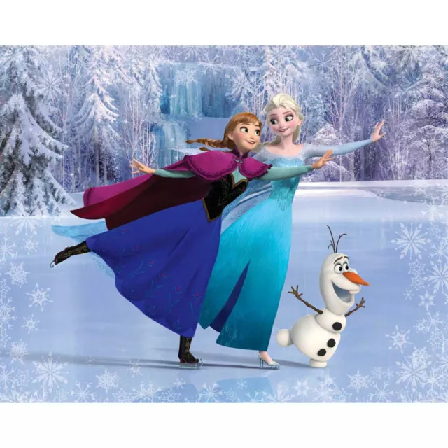 Fototapete Disney Eiskönigin Kinder Tapete Schneemann Anna Elsa Olaf 305x244cm