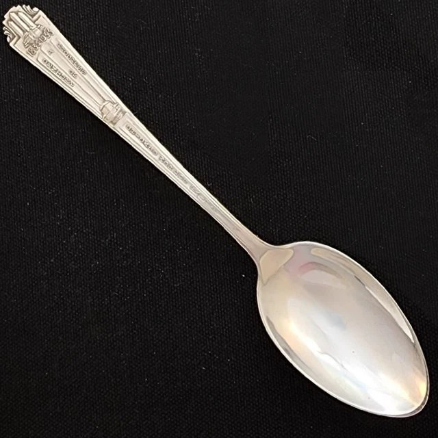 Chicago Worlds Fair 1933 Century of Progress Sterling Souvenir Spoon 5 7/8"