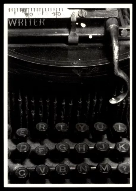 Writer Still Life Type Writer B&W David Daigle Maxracks Postcard UNP