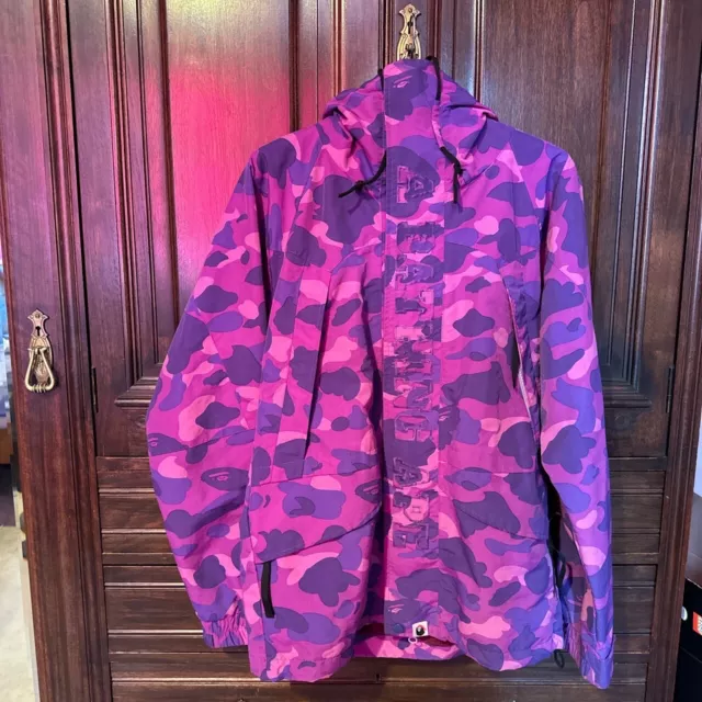 Bape outlet jacket purple