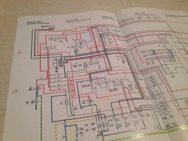 2007 YAMAHA FZ6-SA FZ6 SA Diagram Wiring Wiring Diagram Circuit Diagram