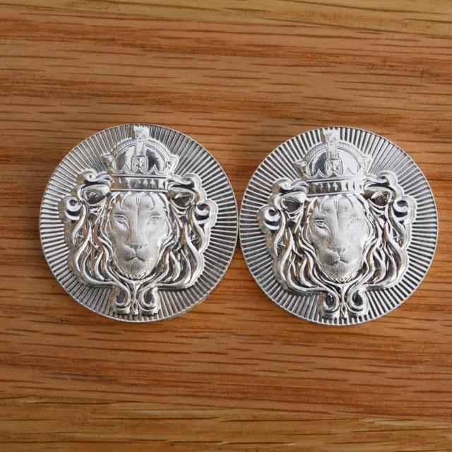 2x 2oz Scottsdale Mint Stacker 999.9 Ag Fine Solid Silver bullion round 4oz Two