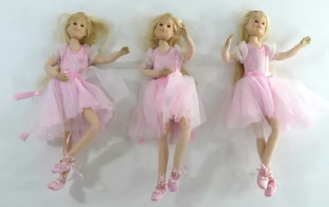 Only Hearts Club Doll Lot: 3  Ballerina Karina Grace posable figures INCOMPLETE