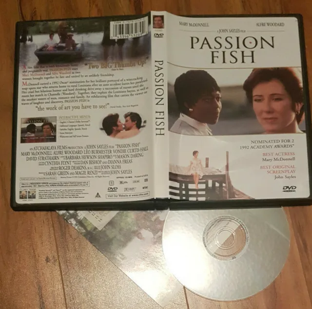 PASSION FISH (DVD, 1999) Rare OOP Mary McDonnell Alfre Woodard [Former  Rental] $18.80 - PicClick