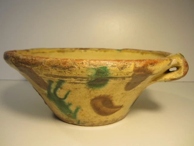 GRESALE TERRE CUITE VERNISSEE 19 ème SIECLE/POTERIE ANCIENNE/CASSOULET/CASSOLE