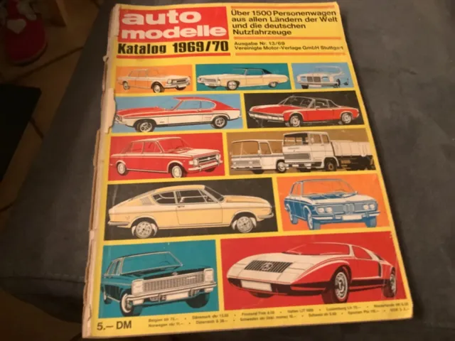 Die Auto Modelle 1969/70 Nr. 13  Auto Katalog
