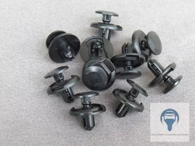 10x Paraurti Passaruota Clip Clips Honda Lexus Mitsubishi Suzuki Subaru Toyota