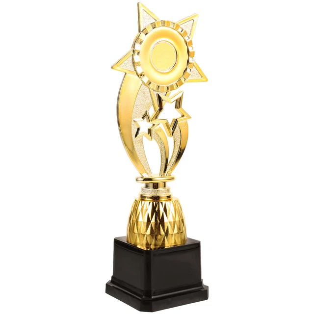 Beistle 72 Stück Metallic-Stern-Ausschnitte – Goldfarben, 8,9 Cm, Aus Kunststoff Für Deko