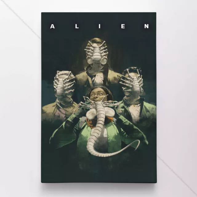 Alien Poster Canvas Aliens Movie Comic Book Cover Art Print #157