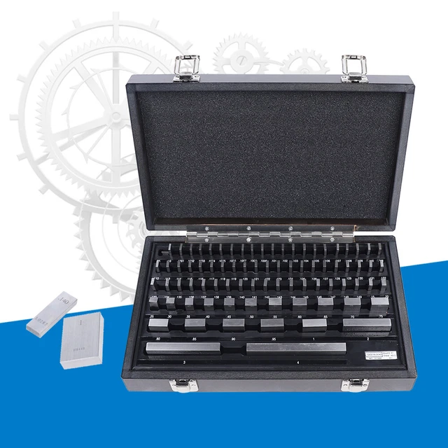 81 Pcs Rectangular Steel Gage Block Set Space Block Harden Gauges Ii Level US