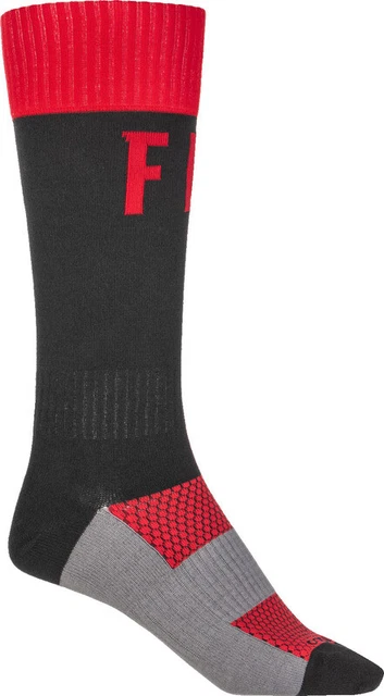 Fly Racing MX Pro Red Black Socks