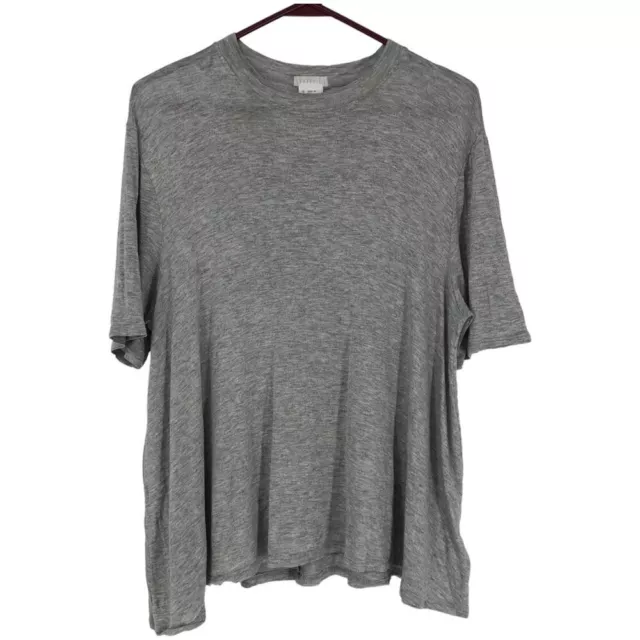 Urban Outfitters Cooperative Light Gray Flowy Mockneck Short sleeve T-shirt S