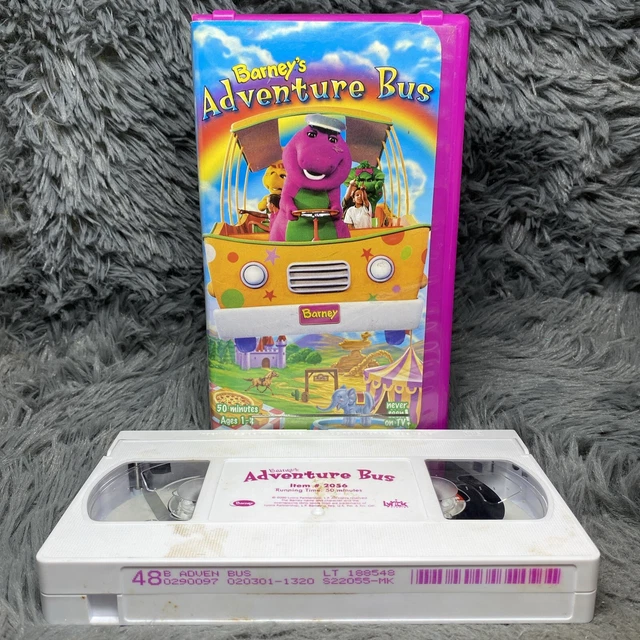 barney-barneys-adventure-bus-vhs-tape-1997-mini-bullet-case-clamshell