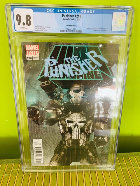 Punisher #218 Second Printing 2nd print Marvel Comics CGC 9.8 Graded