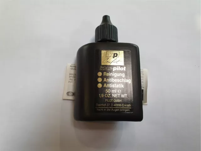 Pilot GmbH Klar-Pilot Spray Flacone di Ricarica 50 ML Anti-appannamento Occhiali