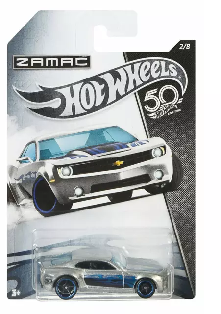 Hot Wheels 50th Anniversaire Zamac Chevy Camaro Concept 2/8