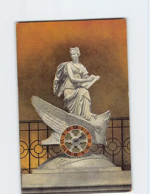 Postcard Franzoni's Clock national Statuary Hall US Capitol Washington DC