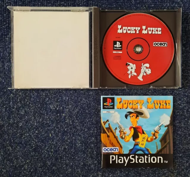 Playstation 1 PS1 "Lucky Luke" - KOMPLETT -