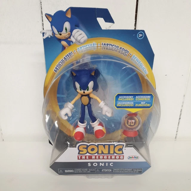 RARE SONIC THE Hedgehog SONIC Jakks Pacific Articulated 4" Figure £16. ...