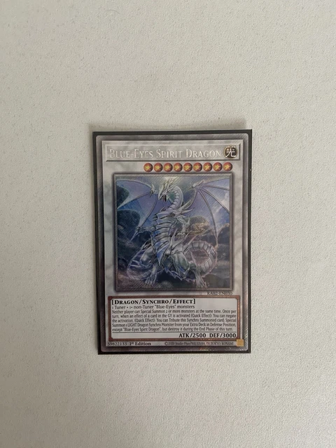 Lá Thẻ Bài Blue-Eyes Spirit Dragon - RA02-EN030 - Quarter Century Rare 1st Edition | Việt Nam - Foto 11