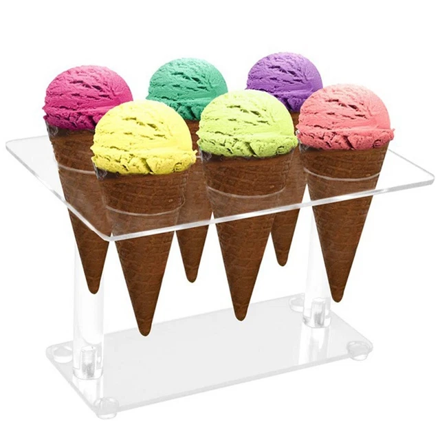 Adornos Portapasteles Vacaciones Temporada 6 Agujeros Helado Dulces Cumpleaños