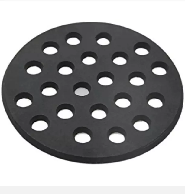 5.5in Round Cast Iron Bottom Fire Grate Fit for S/Mini/Medium Big Green Egg