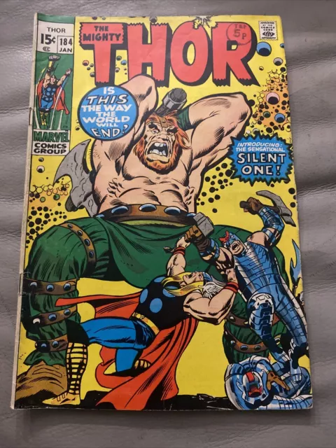 The Mighty Thor #184 VFN (8.0) MARVEL ( Vol 1 1971) (3)