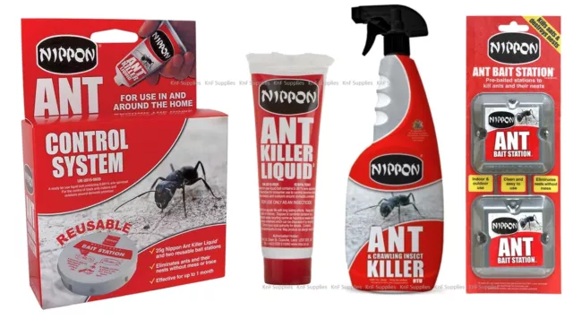 Nippon Ant Killer Liquid Trap Spray Bait Station Destroys Nest and Colonies