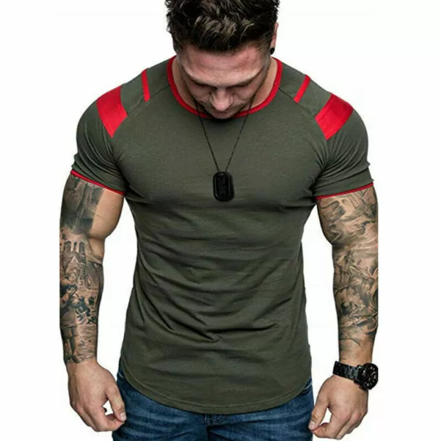 Camiseta De Manga Corta De Algodón Para Hombres Moda Casual Verano Elegante Lujo