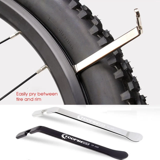 8 Démonte-pneus Métal Pour Vélo – Outils De Montage De Pneus – Noir, 115mm