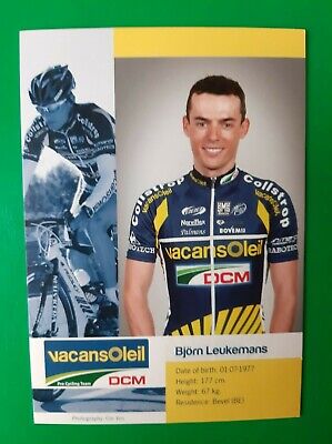 CYCLISME carte cycliste MARCO MARCATO équipe VACANSOLEIL DCM 