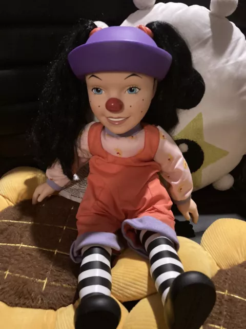 Vintage 1996 The Big Comfy Couch  Loonette the Clown 19"  Doll Fascinating Flips