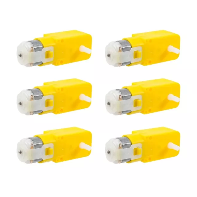 3X(Gear Motor Dual Shaft 3-6V TT Motor for  Car Robot Pack of 6 (I Shape) K8C6)