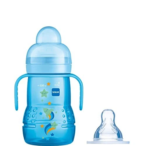 220 ml, copa de bebé adecuada a partir de más de 4 meses, copa de entrenador MAM entrenador+