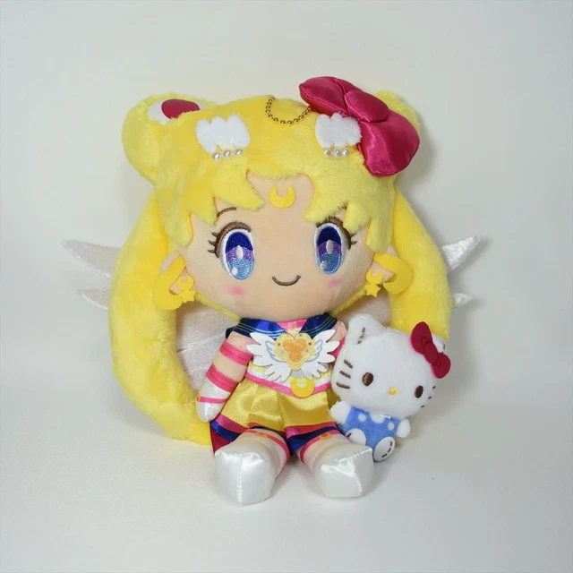 ETERNAL SAILOR MOON Cosmos x Hello Kitty Sanrio mascot holder 8in" Toy ...