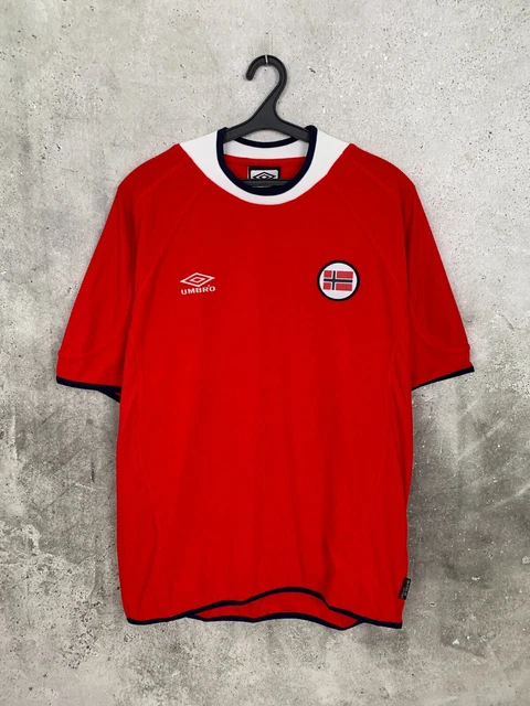 UMBRO NORWAY NATIONAL football shirt 2010/2011 SIZE L MENS new EUR 42,06 - ES