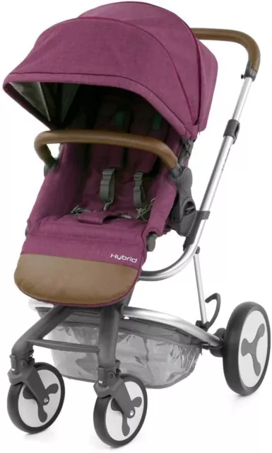 BabyStyle Hybrid Edge Pushchair in Purple Wild Orchid Stroller NEW RRP £399