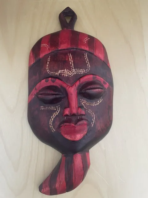 Decorative Mask to Hang on Wall with African Design